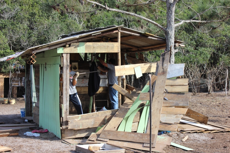 Obra em área de preservação é demolida