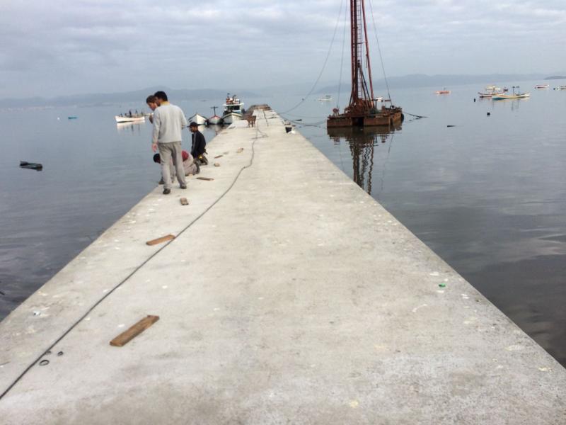 Trapiche do João Paulo ganha forma com concretagem de parte do piso