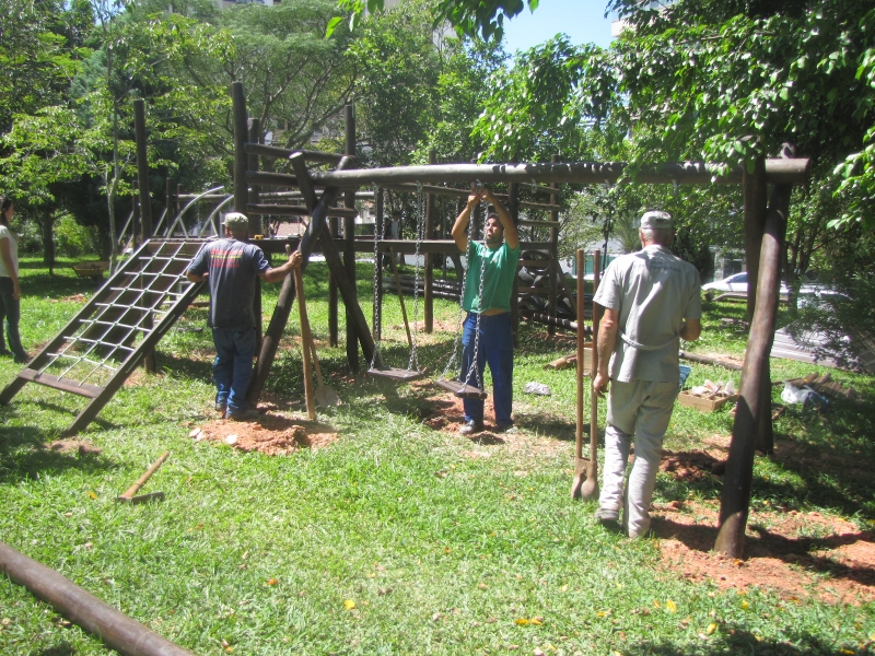 Parque da Luz recebe playground nesta quinta-feira (17)