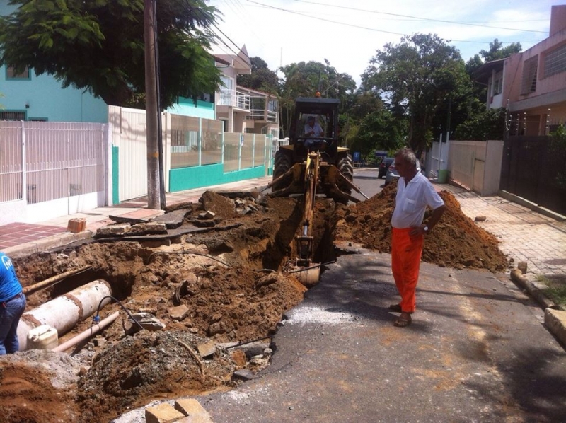 Continente recupera sistema de drenagem
