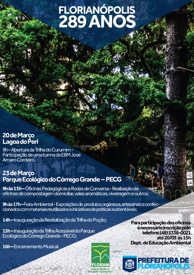 Floram divulga as atrações para o aniversário de Florianópolis