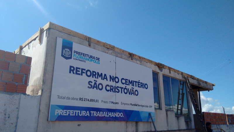 Começa reforma no Cemitério São Cristóvão