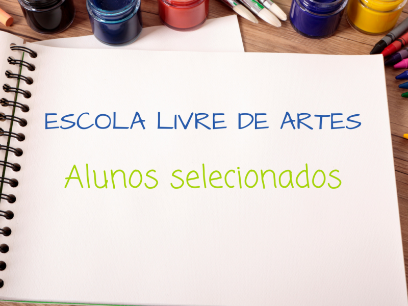 Prefeitura divulga candidatos aprovados para Escola Livre de Arte