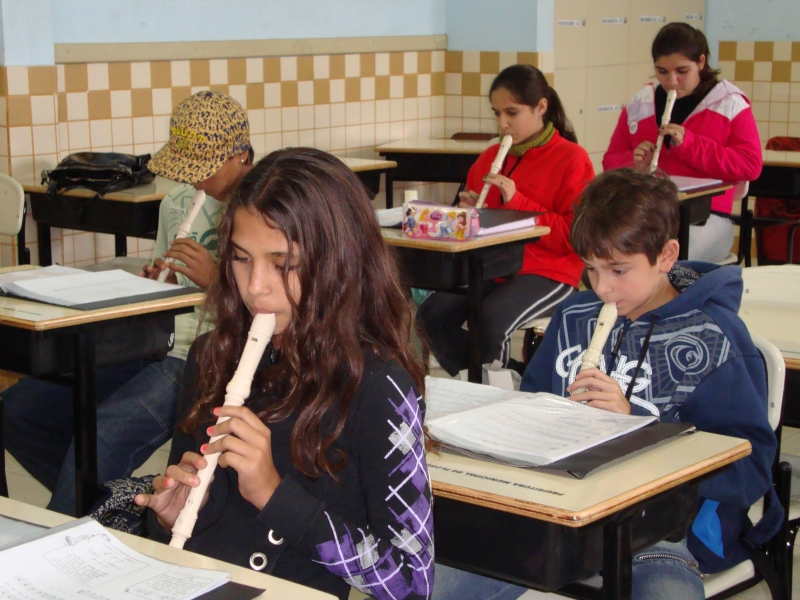 Música é realidade nas escolas de Florianópolis