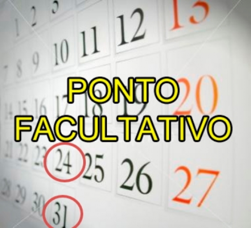 Prefeitura tem ponto facultativo na sexta-feira