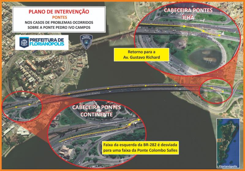 Pontes terão teste de inversão no sábado (20/07)