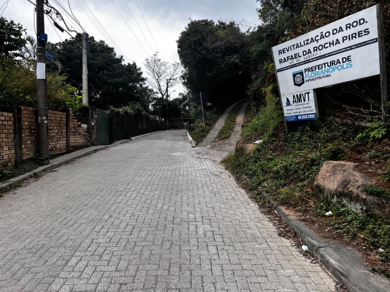 Rota turística de Sambaqui está toda pavimentada