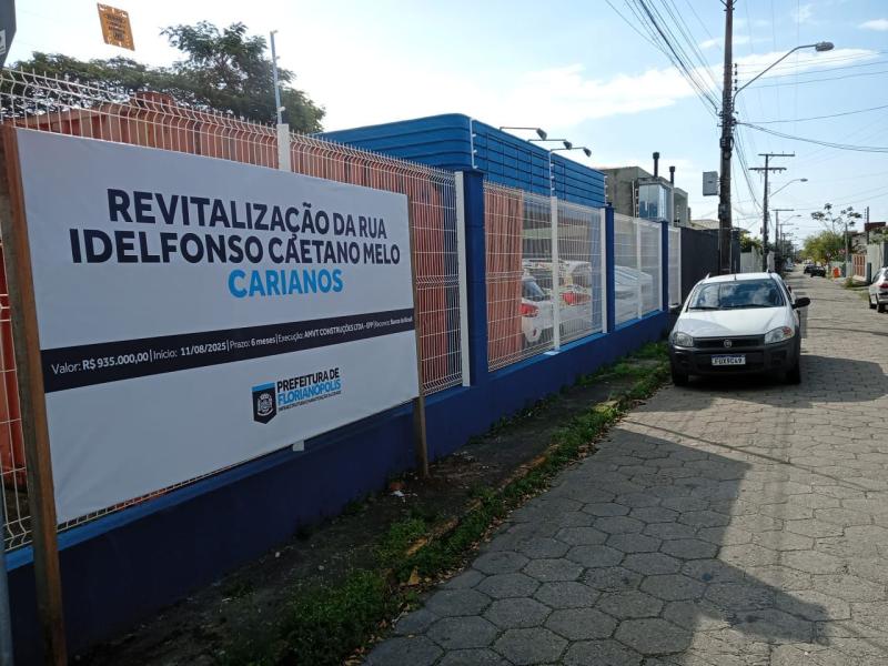 Via que alaga no Carianos passa por obras a partir desta segunda (18)