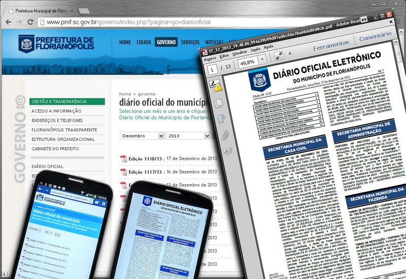  Diário Oficial eletrônico gera economia no ano