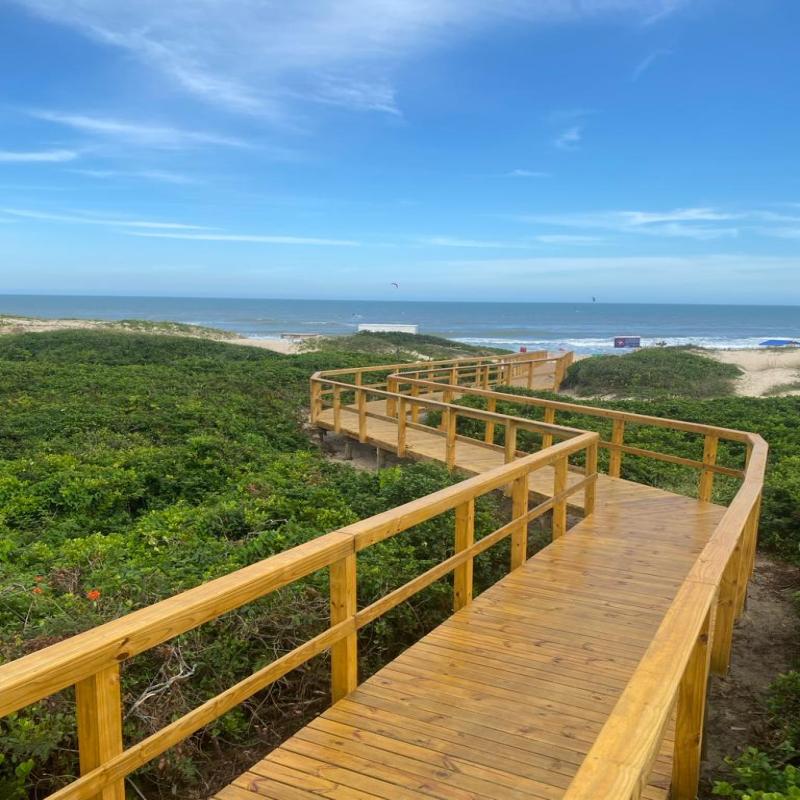 Mais uma passarela ambiental entregue no Sul da Ilha
