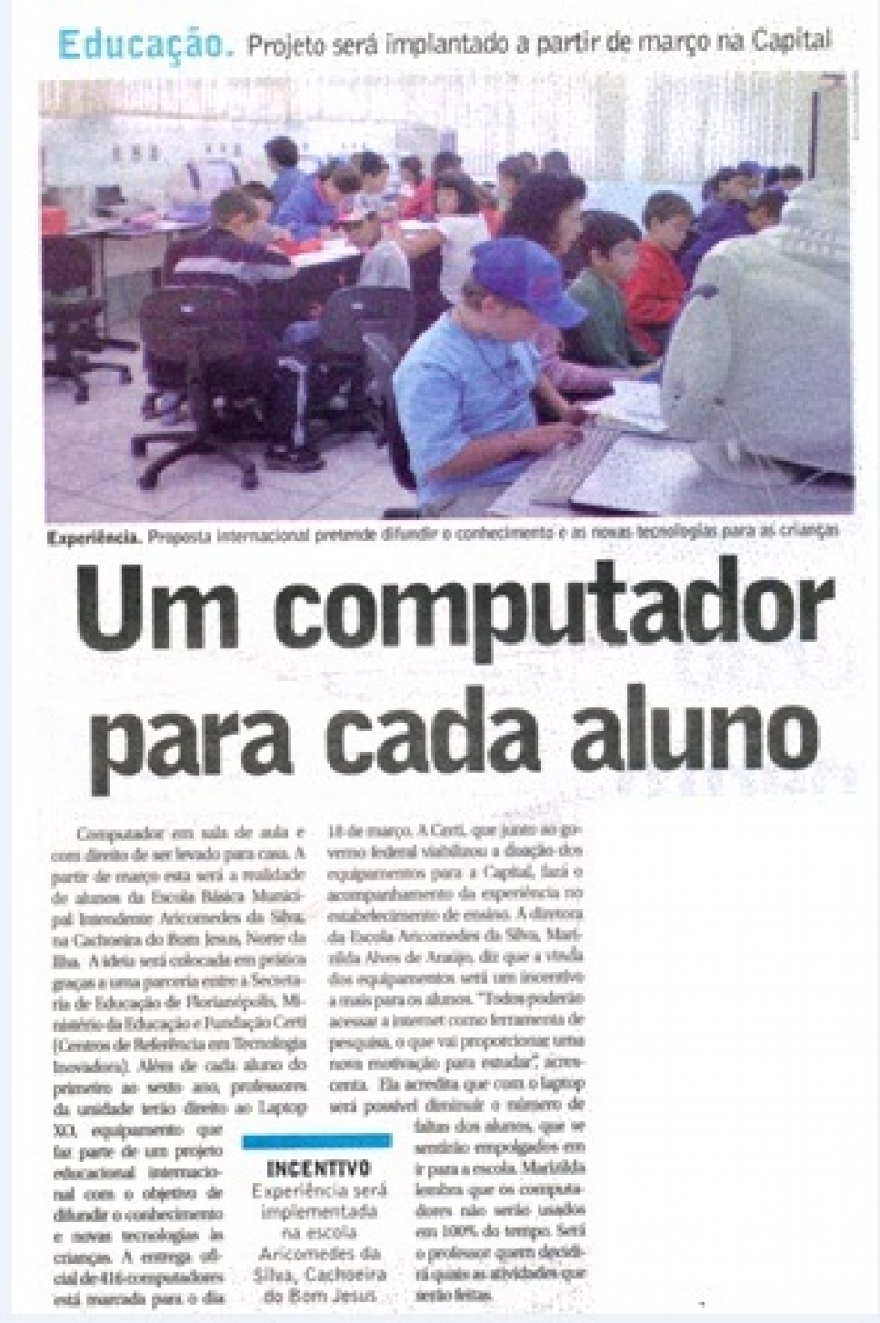 Reportagens veiculadas na mídia impressa