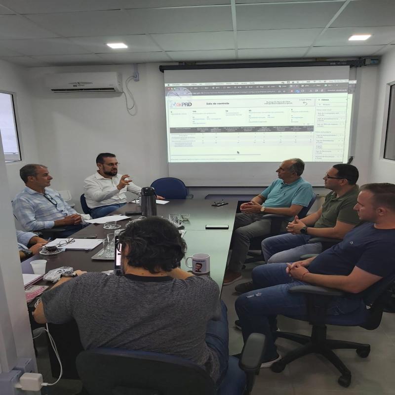 CGM recebe visita do Prefeito e do Controlador-Geral do Município de Vitor Meireles