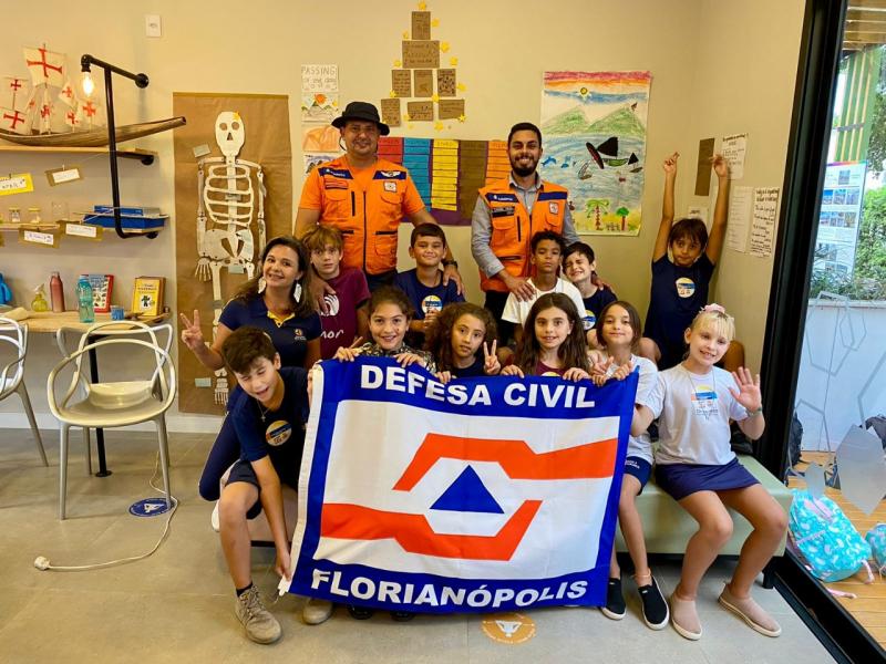 Defesa Civil Municipal lança programa para estudantes e professores de escolas de Florianópolis