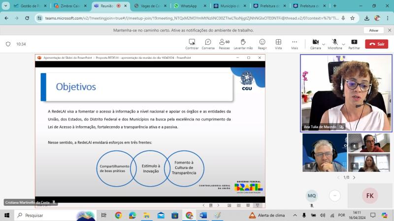 CGM participa de reunião para criação da Rede Nacional de Transparência e Acesso à Informação