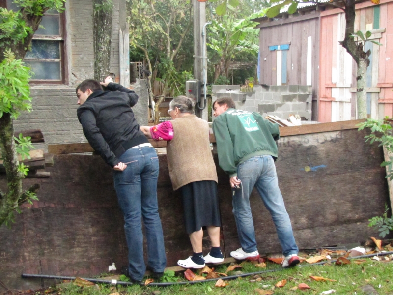 Visitando a comunidade