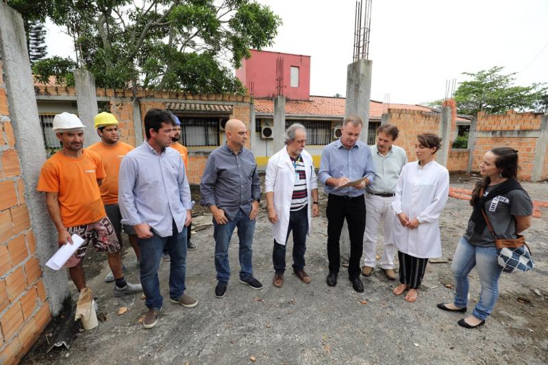 Iniciada obra de reforma e ampliação do Centro de Saúde do Abraão