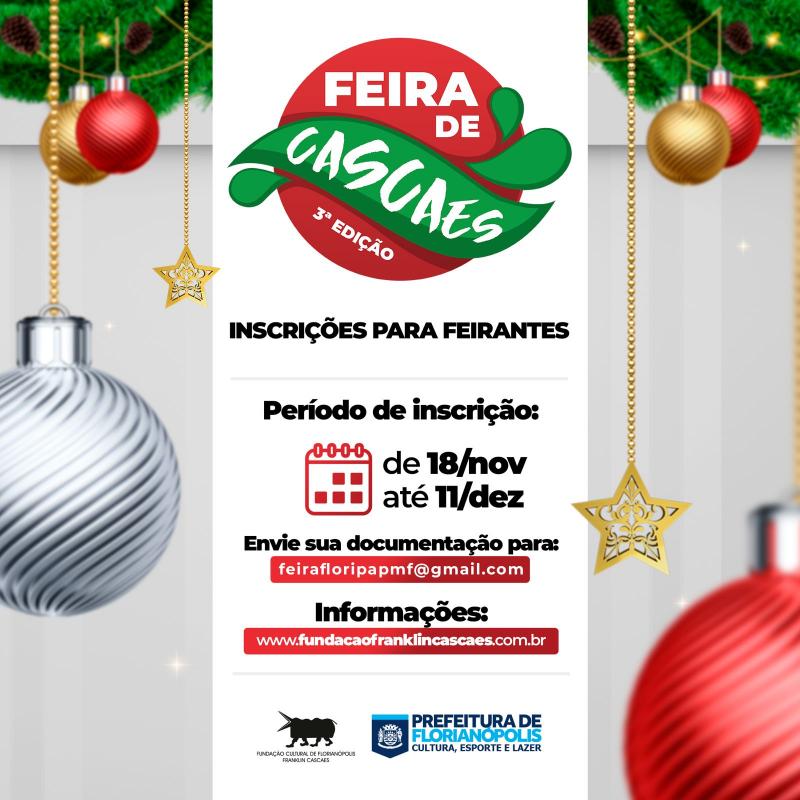 Feira de Cascaes: Inscrições para feirantes