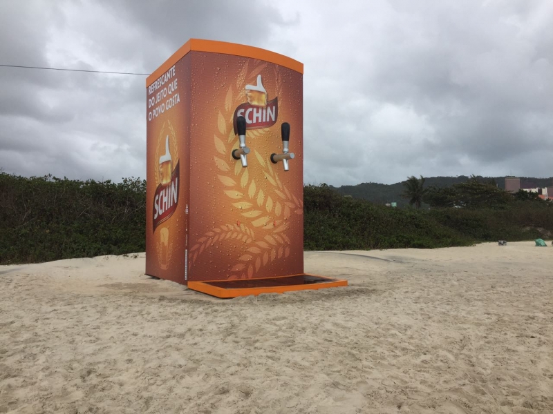 Chuveiros são instalados nas praias da Capital