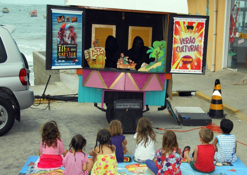 Verão Cultural leva teatro e boi de mamão para as praias da Capital