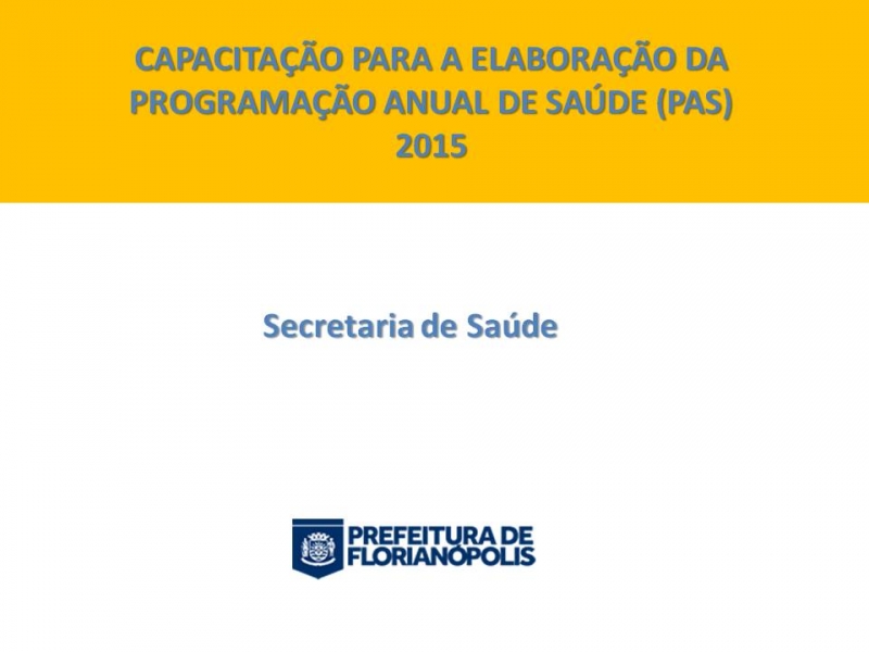Planejamento convida para capacitação