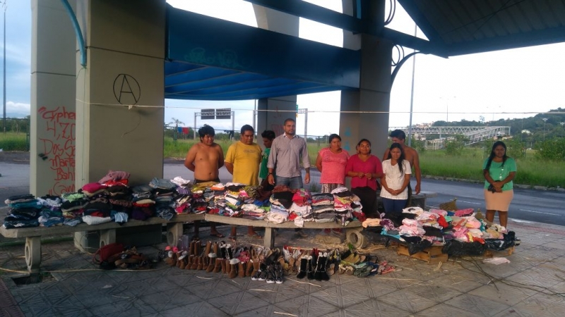 COPPIR ENTREGA DOAÇÕES AOS INDÍGENAS ARTESÃOS 