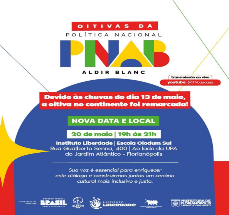 Oitivas da Política Nacional Aldir Blanc | Novo dia e local