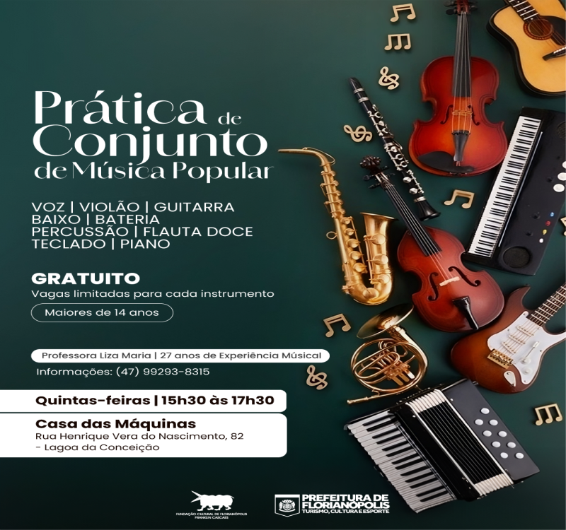 Oficina para Músicos na Casa das Máquinas