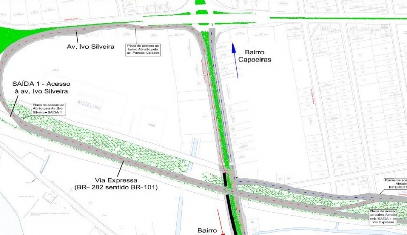 Trânsito em Capoeiras terá novo desvio 