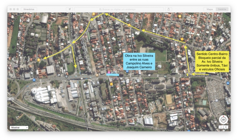 Continente: novo desvio de trânsito em Capoeiras