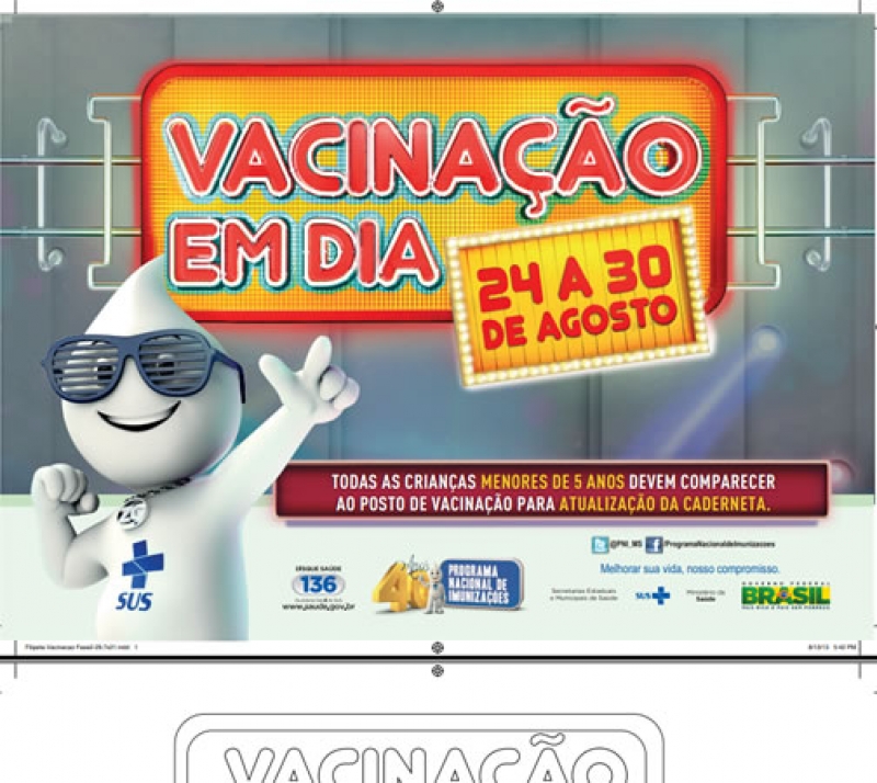 Campanha de vacinação começa neste sábado