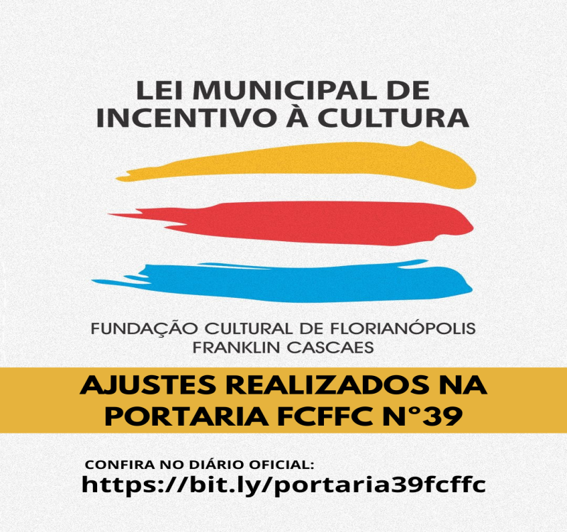 ATENÇÃO PROPONENTES DA LEI DE INCENTIVO À CULTURA