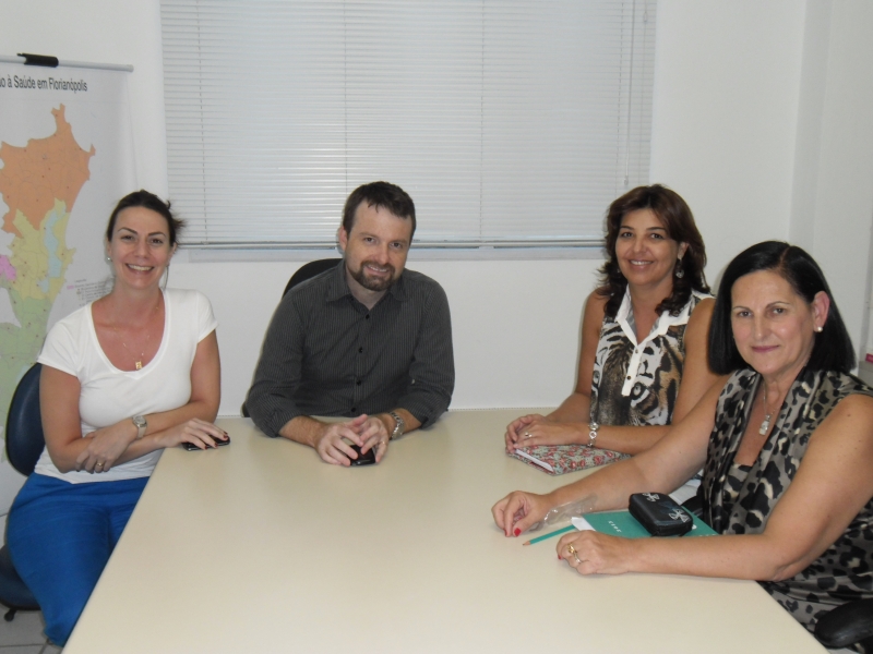 Primeira visita técnica da Consultora do Ministério da Saúde à SMS 