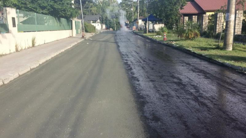 Rodovia Virgílio Várzea começa a ser pavimentada às 20 hs desta quinta