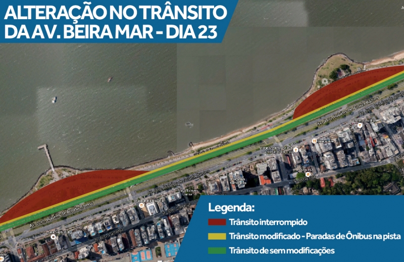 Festa fecha bolsões da Beira-mar Norte