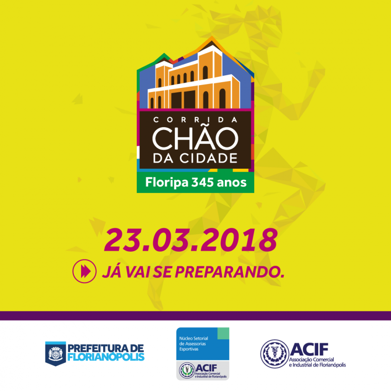 Corrida Chão da Cidade vai percorrer pontos históricos de Florianópolis