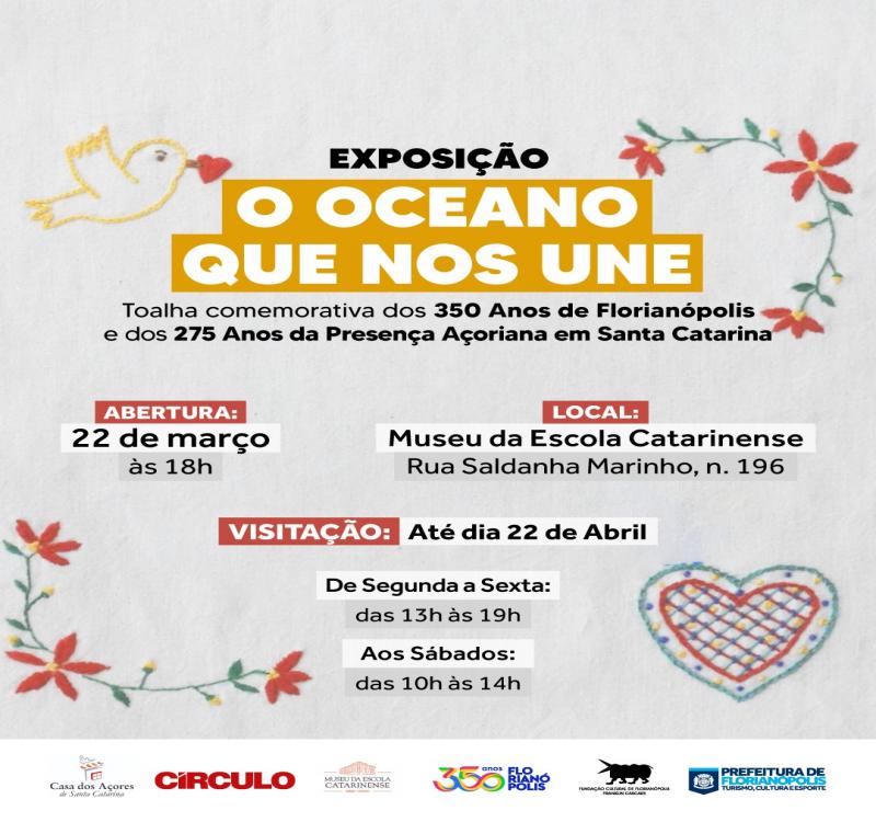 Exposição “O oceano que nos une” começa dia 22