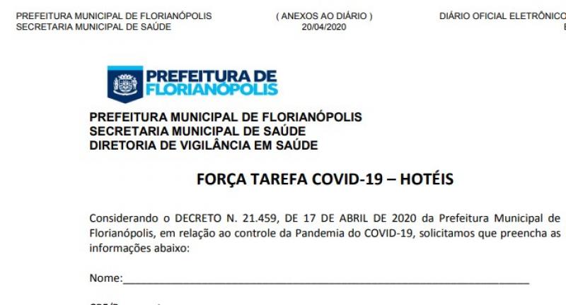 QUESTIONÁRIO DE SAÚDE PARA HOTÉIS | Baixe aqui