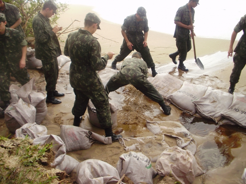 Operação conjunta com Exercito Brasileiro