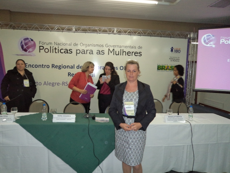 Coordenadoria da Mulher em Encontro Regional no RS