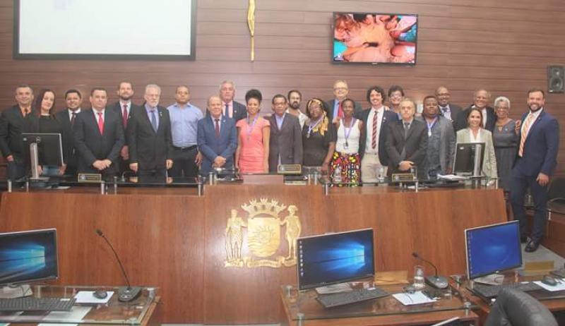 Sessão solene de outorga da medalha Cruz e Sousa