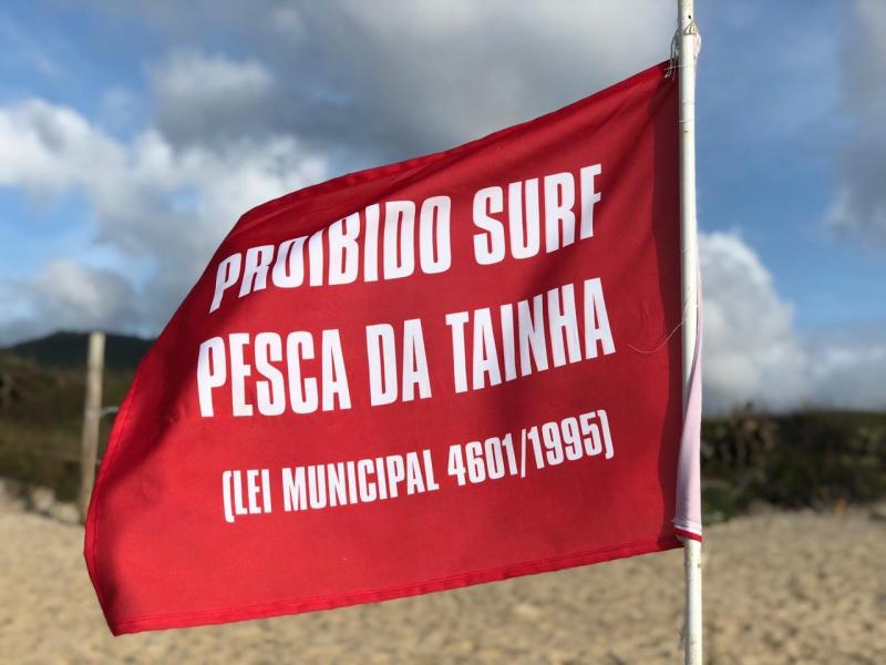 Prefeitura orienta surfistas e esportistas náuticos durante pesca da tainha