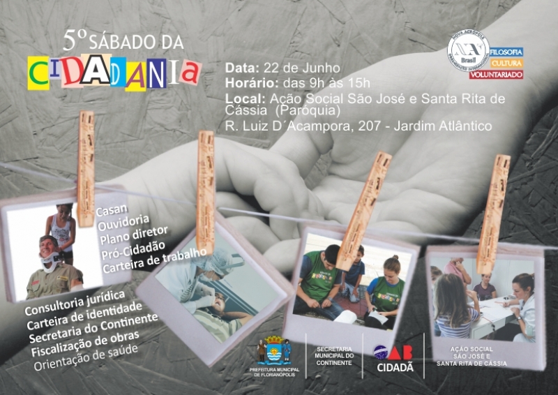 Ação social no Continente neste sábado