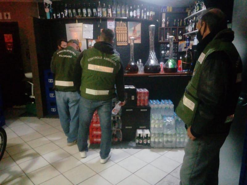 Floram e Polícia Militar realizam operação conjunta para coibir poluição sonora na Lagoa