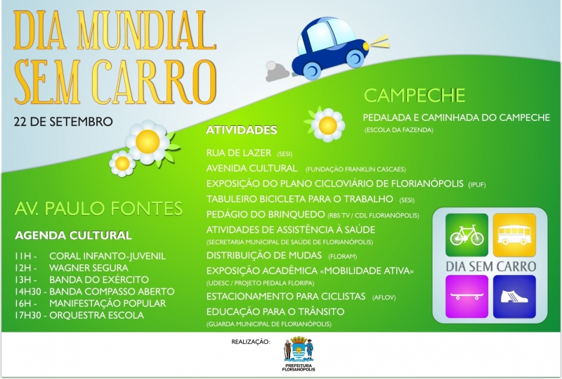 Entidades se mobilizam para o Dia Mundial Sem Carro