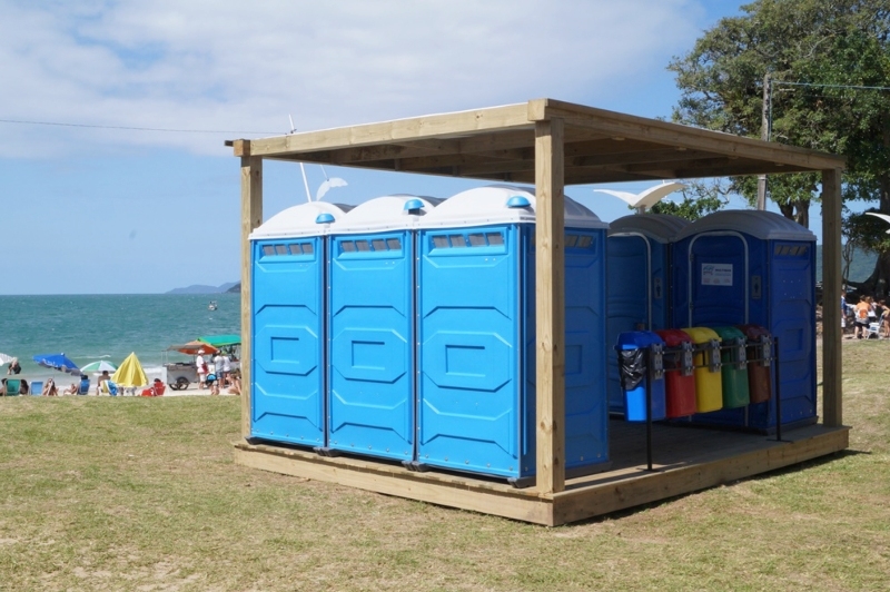 Temporada terá banheiros nas praias