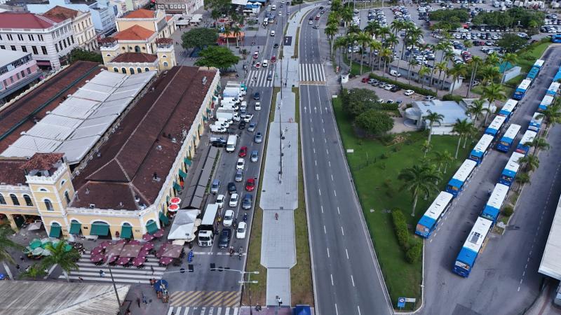Concluída a revitalização do calçadão da Paulo Fontes