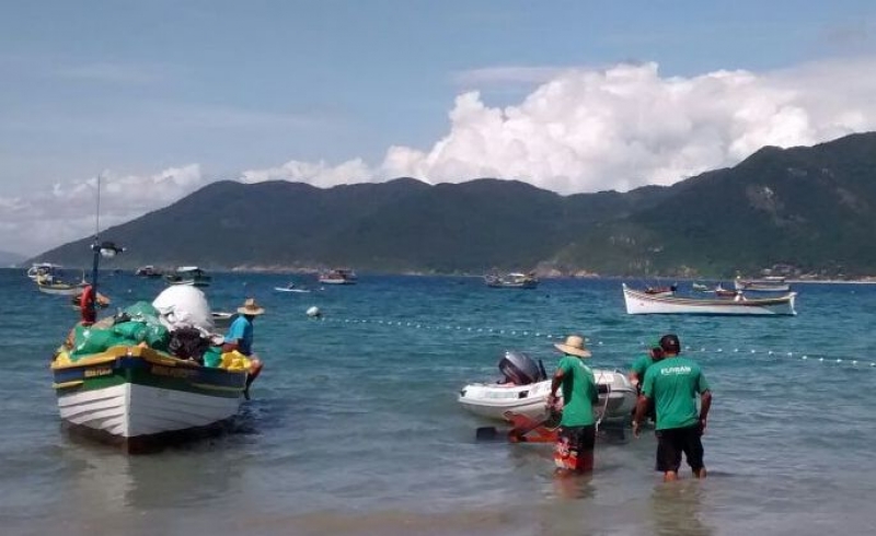 Retirados 750 kg de lixo na Lagoinha do Leste