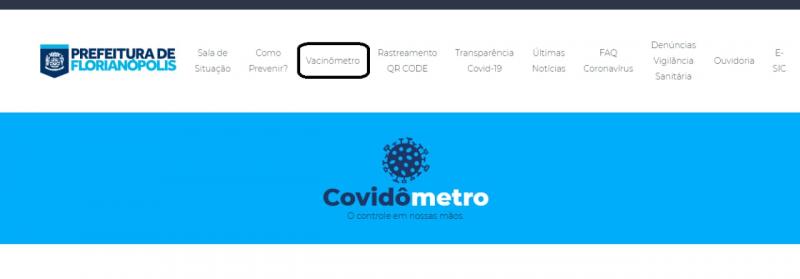 Prefeitura de Florianópolis lança vacinômetro 