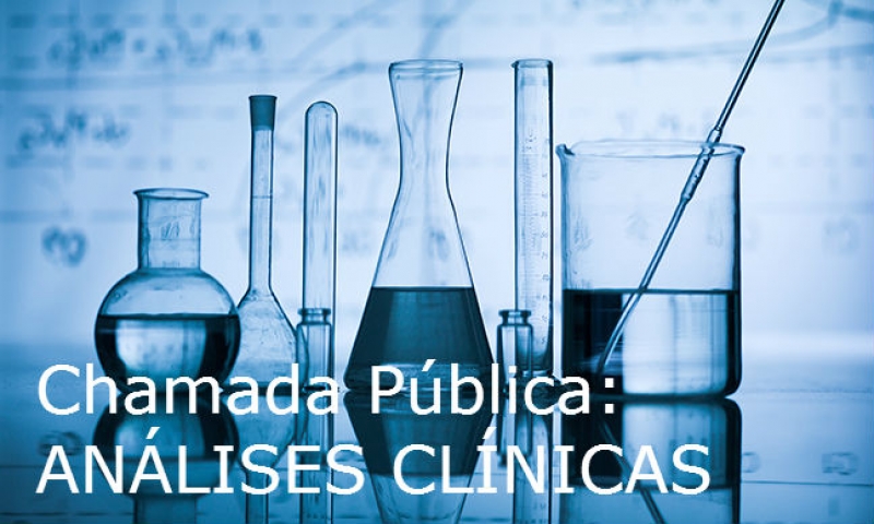 Chamada Pública: Análises Clínicas