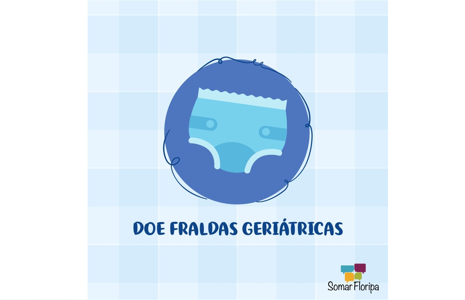 Somar Floripa lança campanha de arrecadação de fraldas geriátricas
